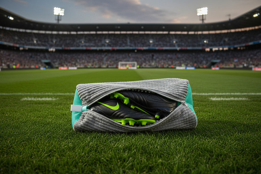 Bolsa gris en estadio