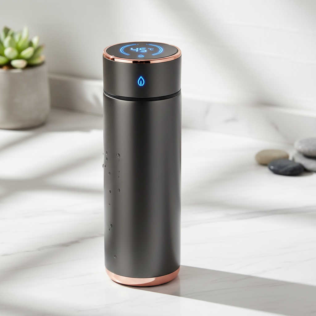 LED Temperature Display Thermos Bottle
