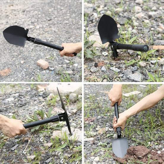 Shovel Garden Tool Stainless Steel Folding